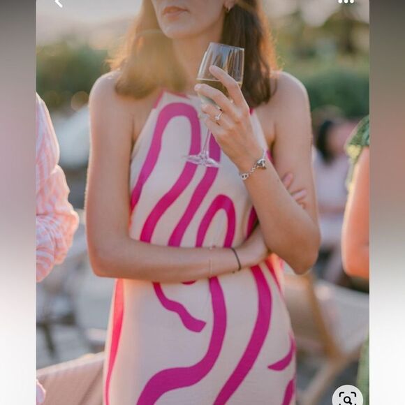 Mango blogger favorite printed halter neck flowy dress - Picture 4 of 11